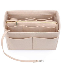 Felt tote bags women pouch custom cosmetic bag 2022 new factory wholesale multi-functional travel felt bag organizer